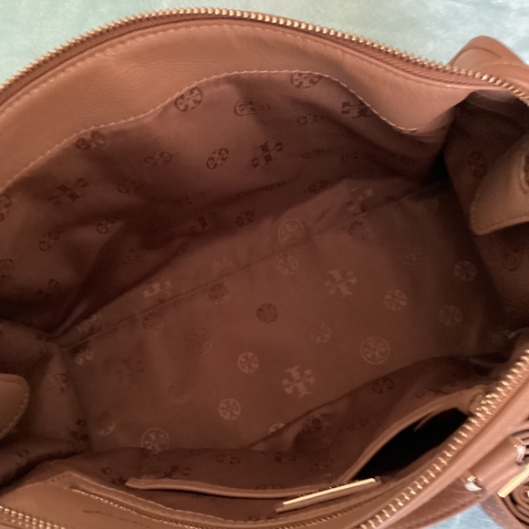 Tory Burch Leather Satchel Brown - Picture 2 of 11